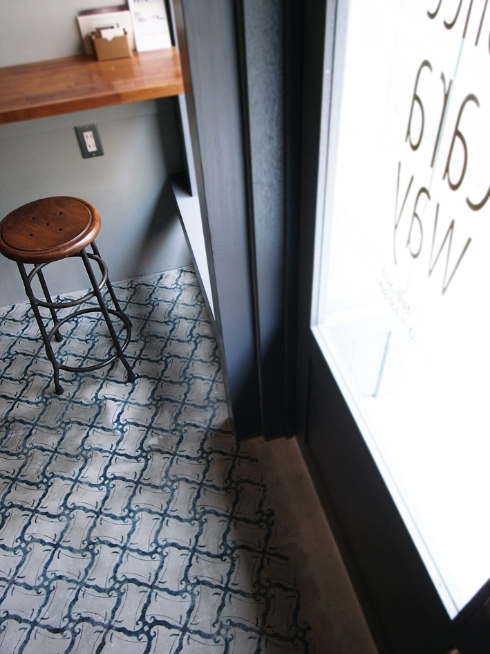 coffee caraway floor pattern