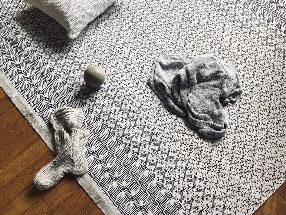 washed pattern rug ”Dryad”